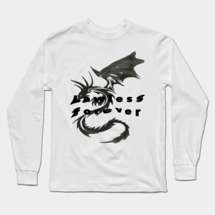 Lawless Forever black dragon tatoo Long Sleeve T-Shirt